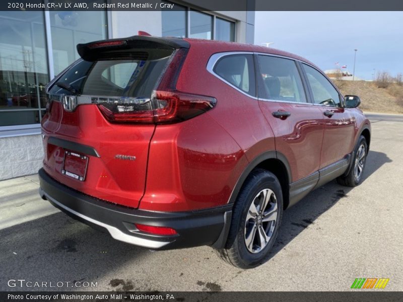 Radiant Red Metallic / Gray 2020 Honda CR-V LX AWD