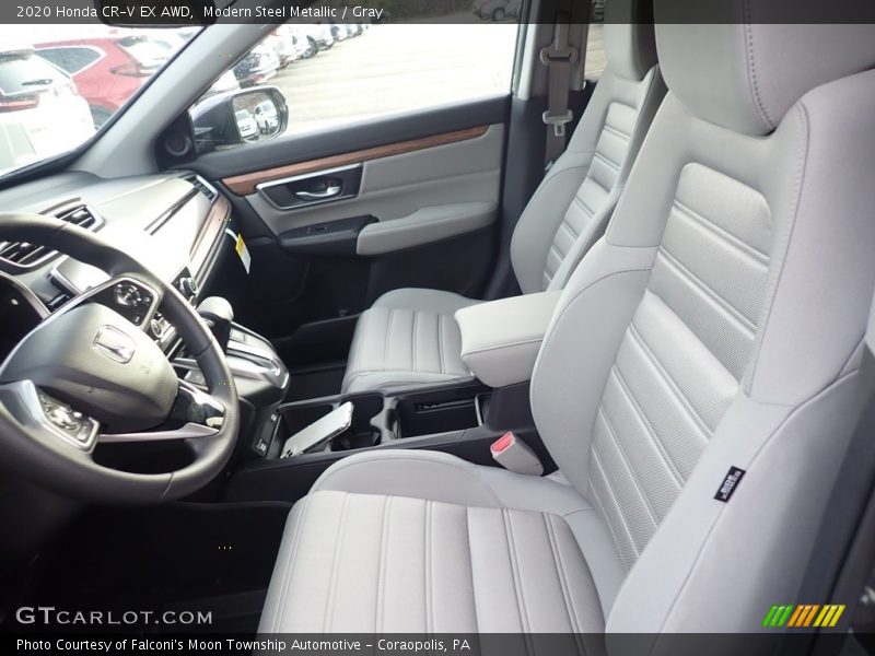 Modern Steel Metallic / Gray 2020 Honda CR-V EX AWD