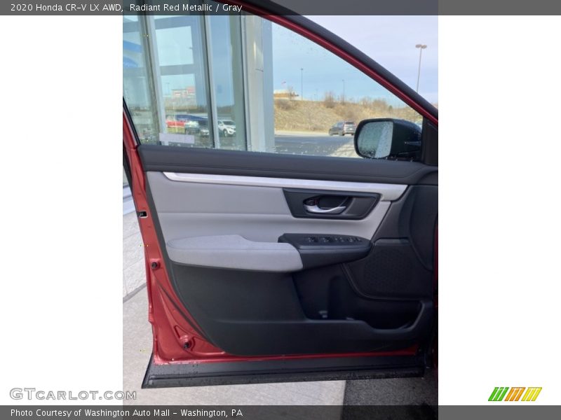 Radiant Red Metallic / Gray 2020 Honda CR-V LX AWD