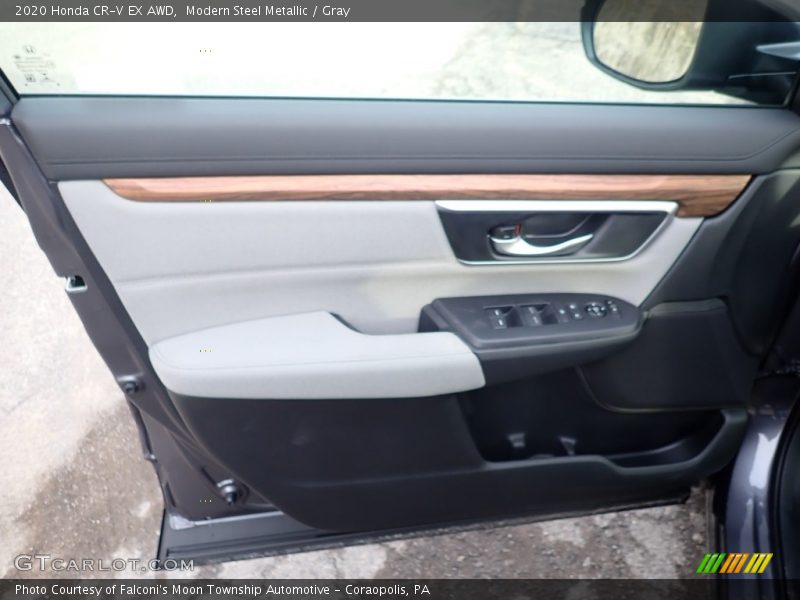Modern Steel Metallic / Gray 2020 Honda CR-V EX AWD