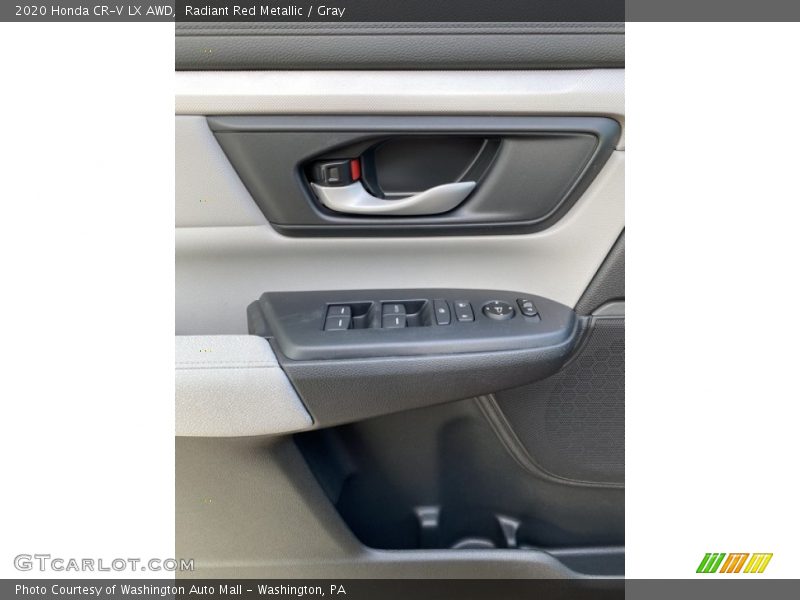 Radiant Red Metallic / Gray 2020 Honda CR-V LX AWD