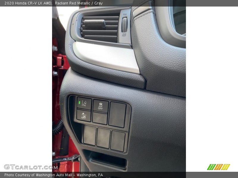 Radiant Red Metallic / Gray 2020 Honda CR-V LX AWD