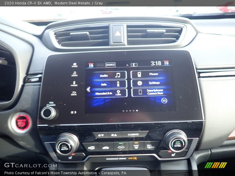Modern Steel Metallic / Gray 2020 Honda CR-V EX AWD