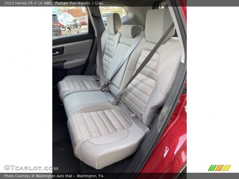 Radiant Red Metallic / Gray 2020 Honda CR-V LX AWD