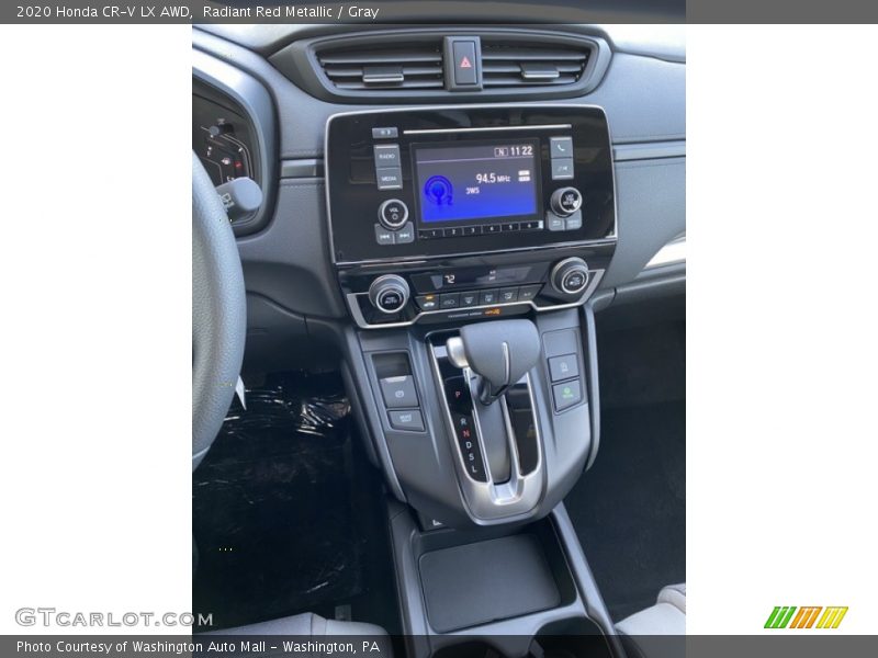 Radiant Red Metallic / Gray 2020 Honda CR-V LX AWD