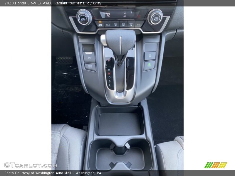 Radiant Red Metallic / Gray 2020 Honda CR-V LX AWD