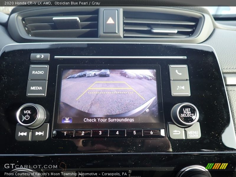 Obsidian Blue Pearl / Gray 2020 Honda CR-V LX AWD
