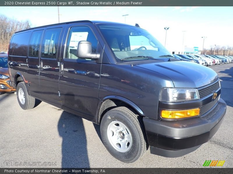 Shadow Gray Metallic / Medium Pewter 2020 Chevrolet Express 2500 Cargo WT