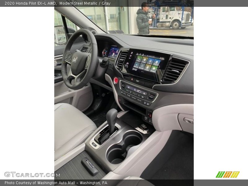 Modern Steel Metallic / Gray 2020 Honda Pilot EX-L AWD