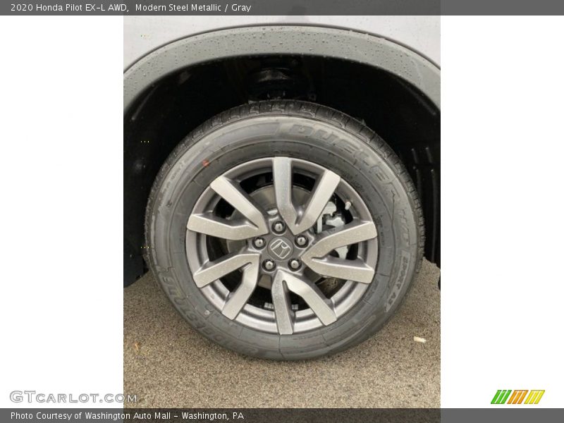Modern Steel Metallic / Gray 2020 Honda Pilot EX-L AWD