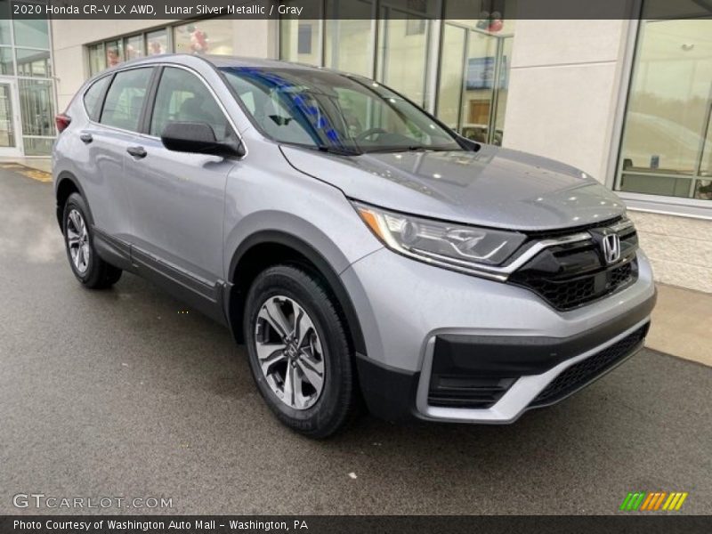 Lunar Silver Metallic / Gray 2020 Honda CR-V LX AWD