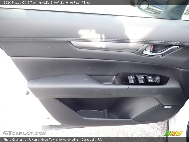Snowflake White Pearl / Black 2020 Mazda CX-5 Touring AWD