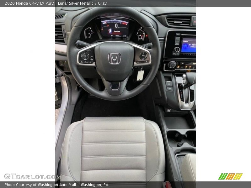 Lunar Silver Metallic / Gray 2020 Honda CR-V LX AWD