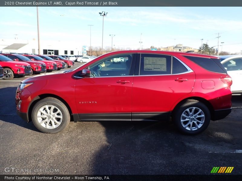 Cajun Red Tintcoat / Jet Black 2020 Chevrolet Equinox LT AWD
