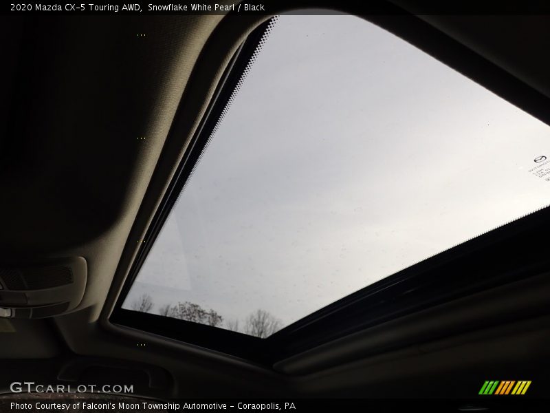 Snowflake White Pearl / Black 2020 Mazda CX-5 Touring AWD