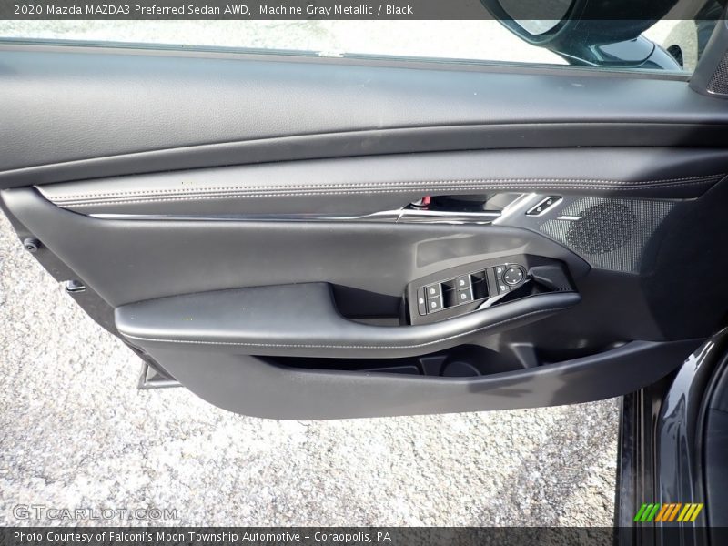 Machine Gray Metallic / Black 2020 Mazda MAZDA3 Preferred Sedan AWD