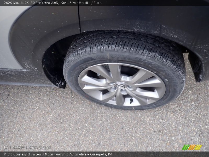 Sonic Silver Metallic / Black 2020 Mazda CX-30 Preferred AWD