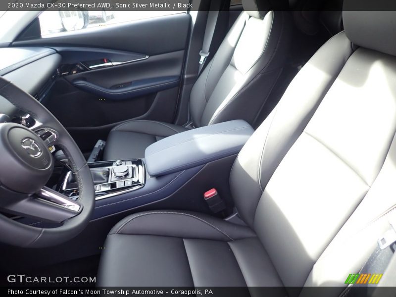 Sonic Silver Metallic / Black 2020 Mazda CX-30 Preferred AWD