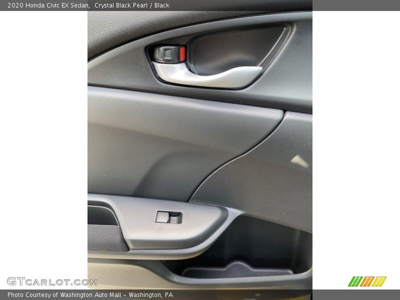 Crystal Black Pearl / Black 2020 Honda Civic EX Sedan
