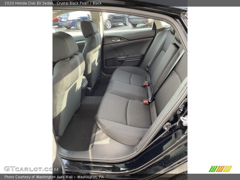 Crystal Black Pearl / Black 2020 Honda Civic EX Sedan