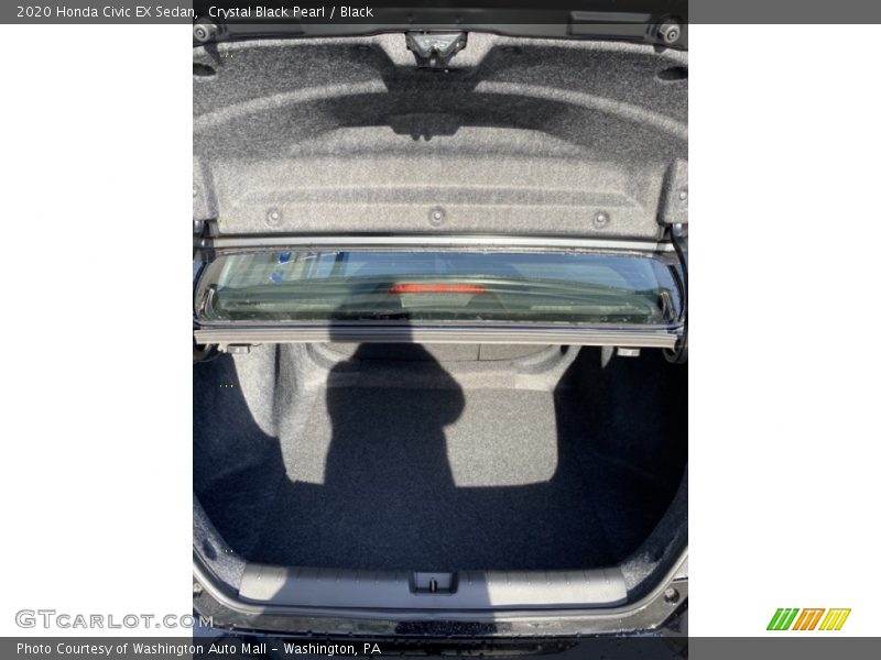 Crystal Black Pearl / Black 2020 Honda Civic EX Sedan