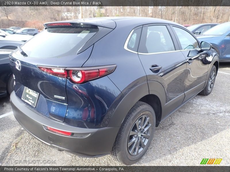 Deep Crystal Blue Mica / Black 2020 Mazda CX-30 AWD