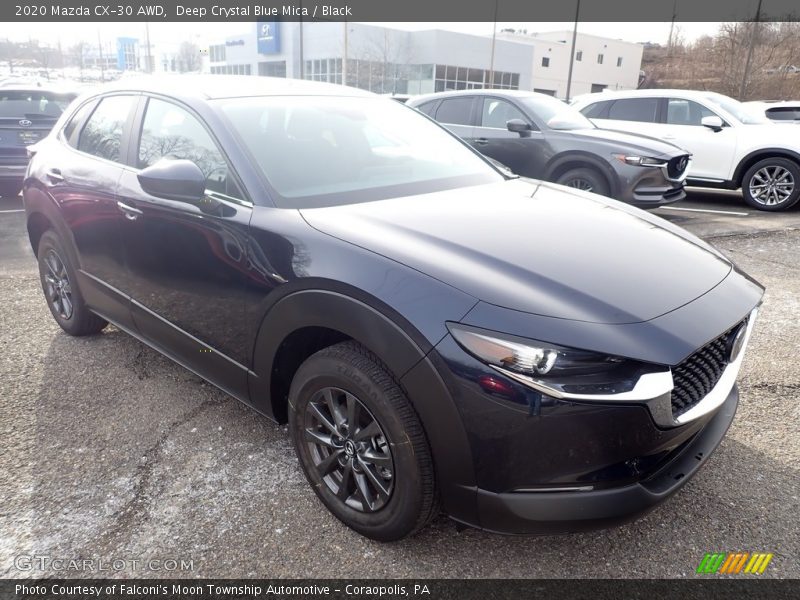 Deep Crystal Blue Mica / Black 2020 Mazda CX-30 AWD