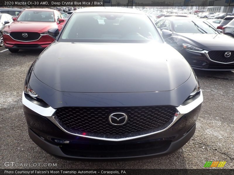 Deep Crystal Blue Mica / Black 2020 Mazda CX-30 AWD