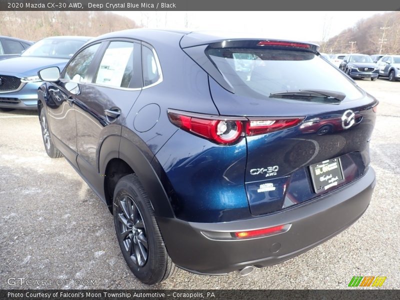 Deep Crystal Blue Mica / Black 2020 Mazda CX-30 AWD