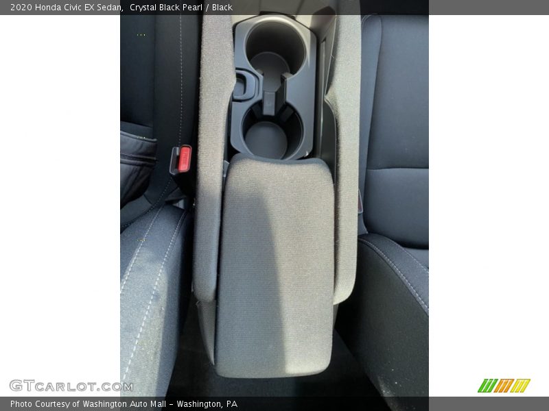 Crystal Black Pearl / Black 2020 Honda Civic EX Sedan