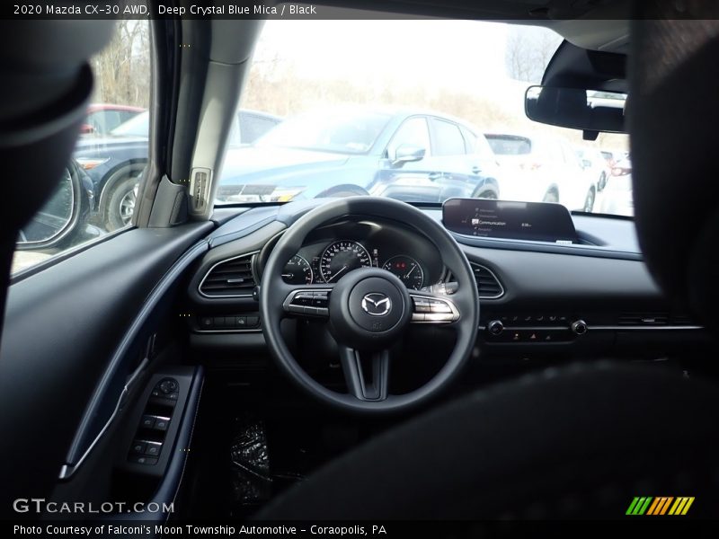 Deep Crystal Blue Mica / Black 2020 Mazda CX-30 AWD