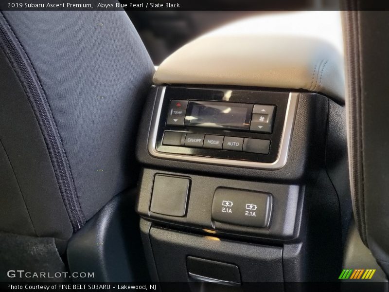 Abyss Blue Pearl / Slate Black 2019 Subaru Ascent Premium