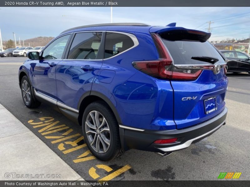 Aegean Blue Metallic / Black 2020 Honda CR-V Touring AWD