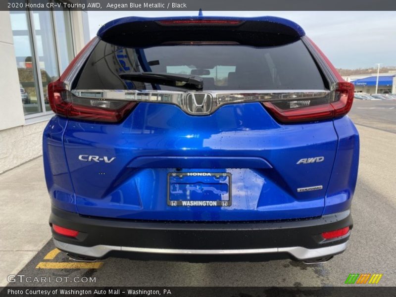 Aegean Blue Metallic / Black 2020 Honda CR-V Touring AWD