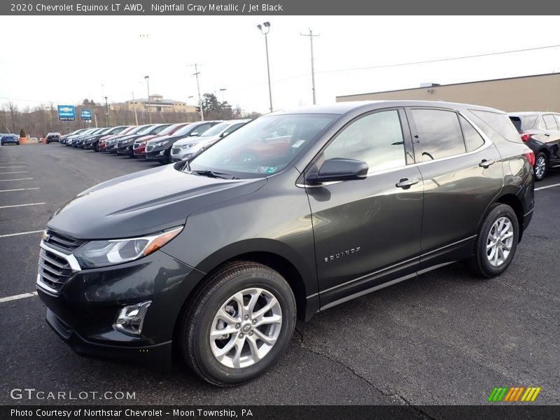 Nightfall Gray Metallic / Jet Black 2020 Chevrolet Equinox LT AWD