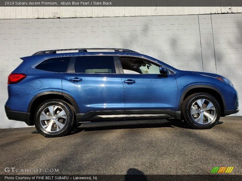 Abyss Blue Pearl / Slate Black 2019 Subaru Ascent Premium