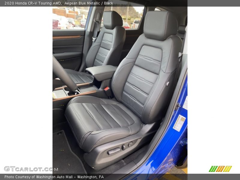 Aegean Blue Metallic / Black 2020 Honda CR-V Touring AWD