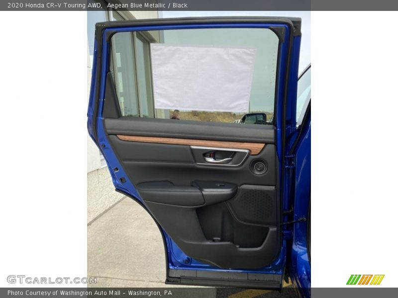 Aegean Blue Metallic / Black 2020 Honda CR-V Touring AWD