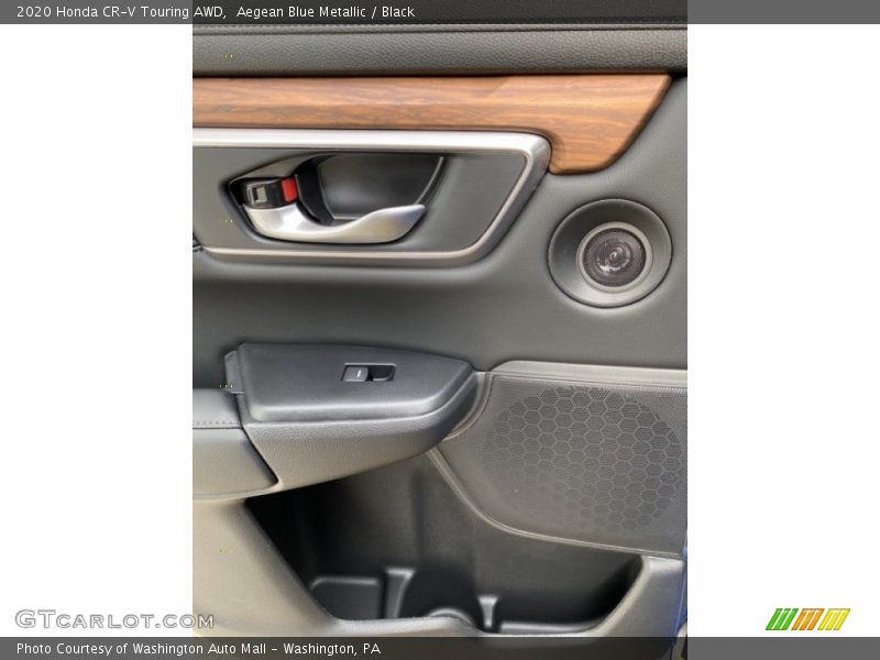 Aegean Blue Metallic / Black 2020 Honda CR-V Touring AWD