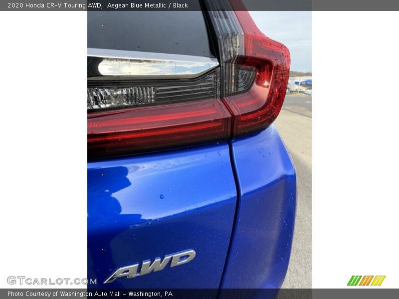 Aegean Blue Metallic / Black 2020 Honda CR-V Touring AWD
