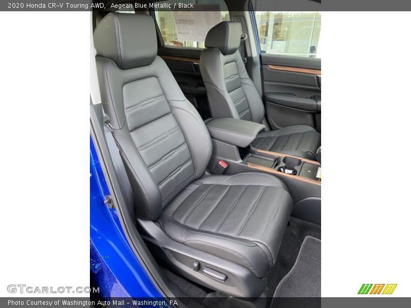 Aegean Blue Metallic / Black 2020 Honda CR-V Touring AWD