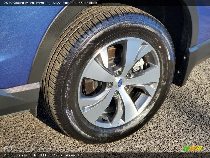Abyss Blue Pearl / Slate Black 2019 Subaru Ascent Premium