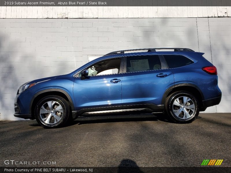 Abyss Blue Pearl / Slate Black 2019 Subaru Ascent Premium