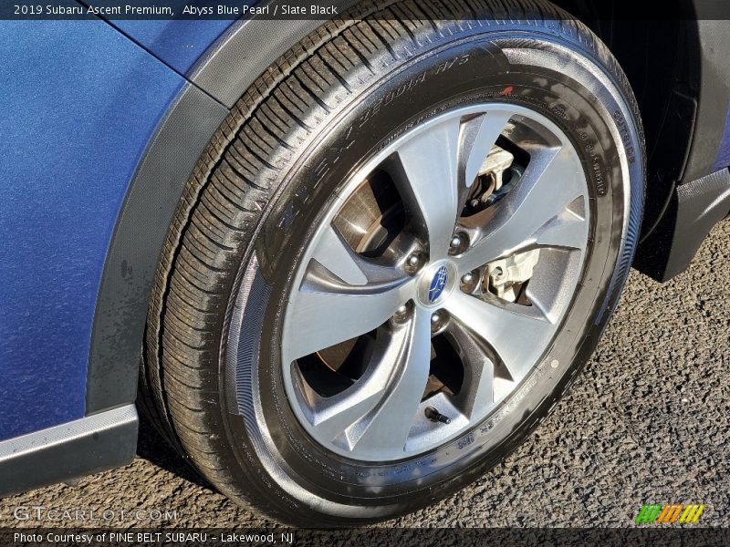Abyss Blue Pearl / Slate Black 2019 Subaru Ascent Premium