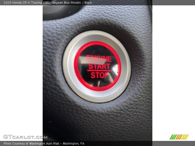 Aegean Blue Metallic / Black 2020 Honda CR-V Touring AWD