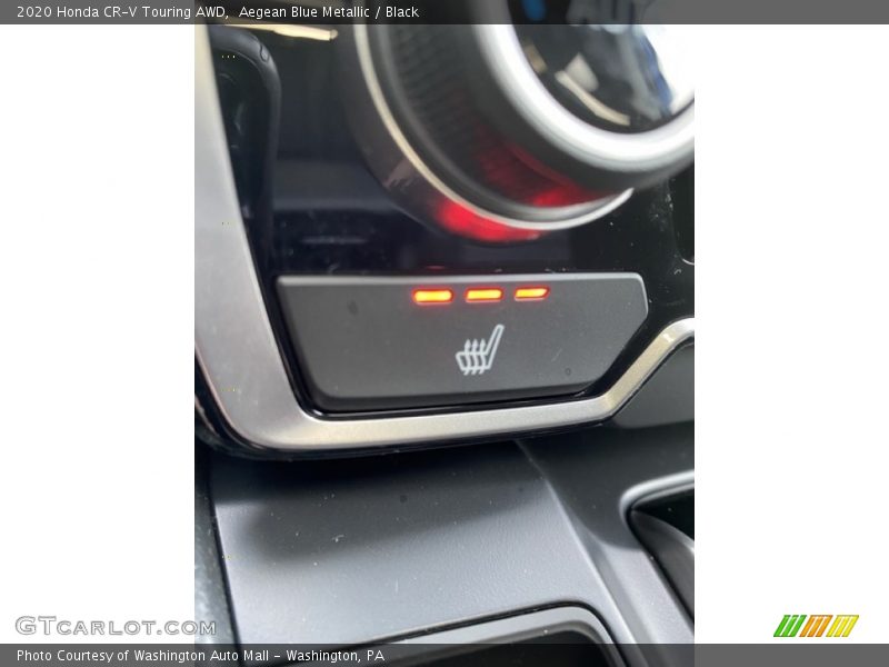 Aegean Blue Metallic / Black 2020 Honda CR-V Touring AWD