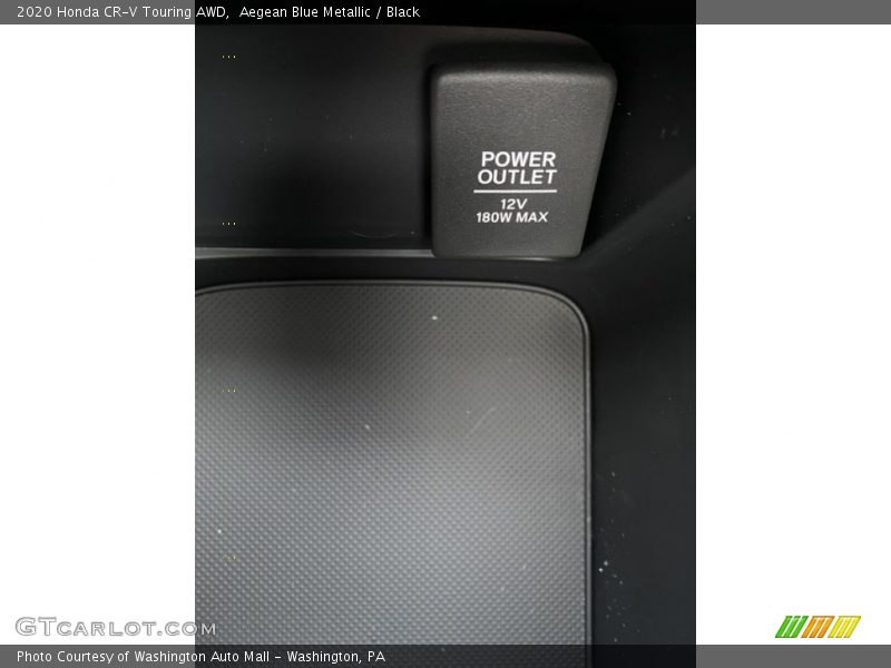 Aegean Blue Metallic / Black 2020 Honda CR-V Touring AWD