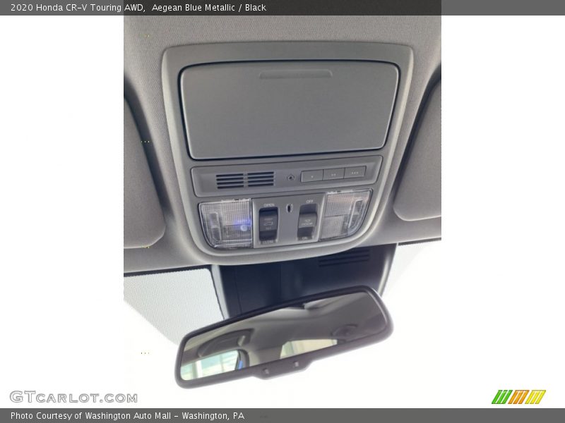 Aegean Blue Metallic / Black 2020 Honda CR-V Touring AWD