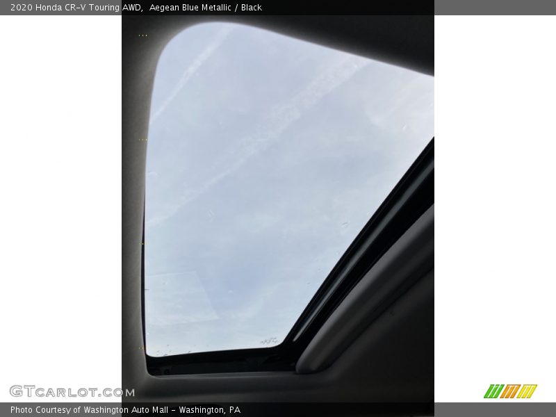 Aegean Blue Metallic / Black 2020 Honda CR-V Touring AWD