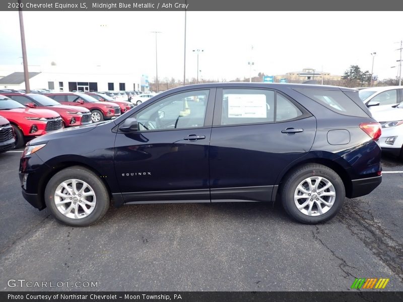 Midnight Blue Metallic / Ash Gray 2020 Chevrolet Equinox LS